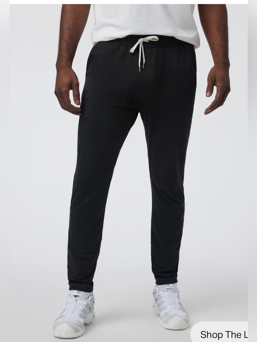 Vuori Ponto Performance Pant 30” Black Heather , Size M